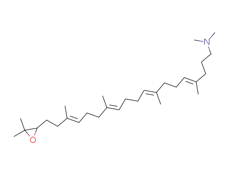 Molecular Structure of 132905-42-1 (22,23-epoxy-2-aza-2,3-dihydrosqualene)