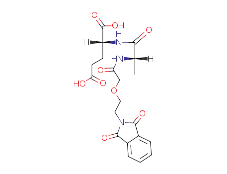 N-(2-(2-phthalimidoethoxy)acetyl)-l-alanyl-d-glutamic Acid