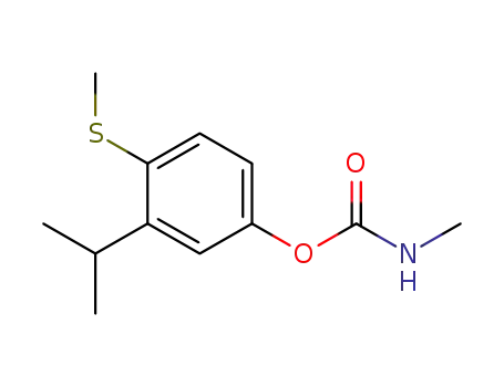 4-(methylsulfanyl)-3-(propan-2-yl)phenyl methylcarbamate