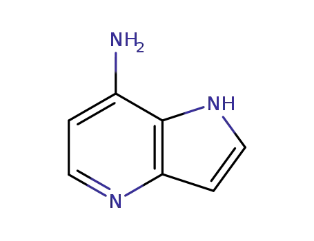 Molecular Structure of 142078-41-9 (1H-Pyrrolo[3,2-b]pyridin-7-amine)