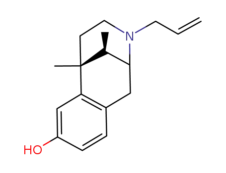 Molecular Structure of 14198-28-8 (N-ALLYLNORMETAZOCINE)