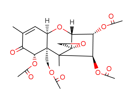 Molecular Structure of 14287-83-3 (nivalenol tetraacetate)