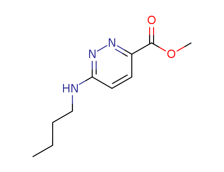 3-Pyridazinecarboxylic acid, 6-(butylamino)-, methyl ester