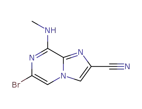 6-Bromo-8-methylaminoimidazo(1,2-a)pyrazine-2-carbonitrile