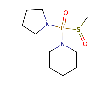 Piperidine, 1-[(methylsulfinyl)-1-pyrrolidinylphosphinyl]-,(R*,R*)- (9CI)