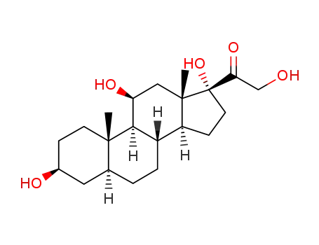 Molecular Structure of 651-43-4 (ALLOTETRAHYDROCORTISOL)