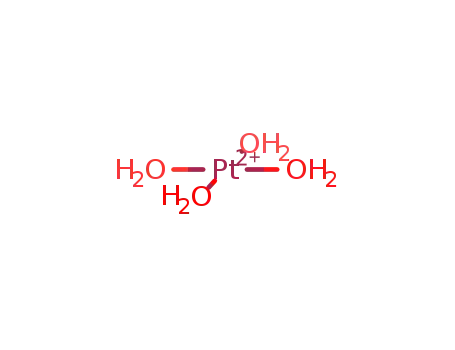 Molecular Structure of 60911-98-0 (Pt(H<sub>2</sub>O)4<sup>(2+)</sup>)