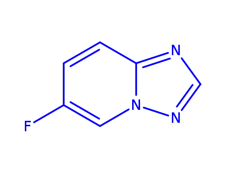 Molecular Structure of 1427357-61-6 (6-fluoro-[1,2,4]triazolo[1,5-a]pyridine)