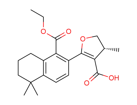 (R)-2-(1-(ethoxycarbonyl)-5,5-dimethyl-5,6,7,8-tetrahydronaphthalen-2-yl)-4-methyl-4,5-dihydrofuran-3-carboxylic acid