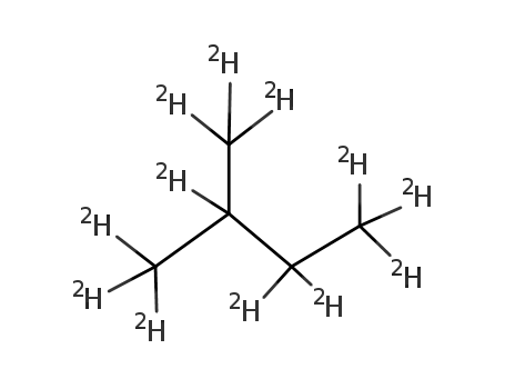 Molecular Structure of 13351-96-7 (2-METHYLBUTANE-D12 (ISOPENTANE) 98)