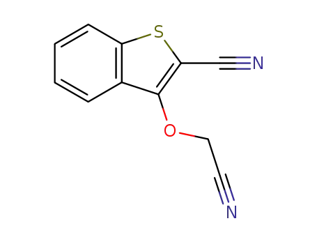 3-(cyanomethoxy)-1-benzothiophene-2-carbonitrile