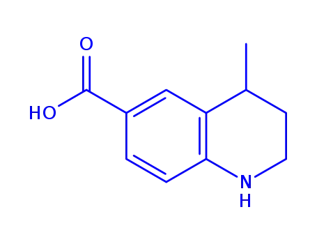 Molecular Structure of 1332627-30-1 (4-Methyl-1,2,3,4-tetrahydroquinoline-6-carboxylic acid)