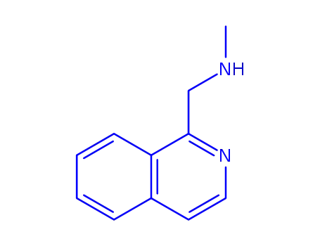 Molecular Structure of 144163-92-8 (Isoquinolin-1-ylMethyl-Methyl-aMine)
