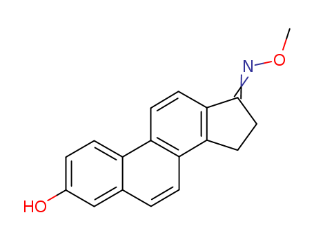 17H-Cyclopenta[a]phenanthren-17-one,15,16-dihydro-3-hydroxy-, O-methyloxime (9CI)