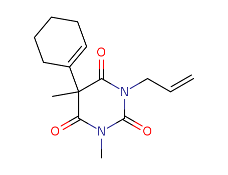 2,4,6(1H,3H,5H)-Pyrimidinetrione,5-(1-cyclohexen-1-yl)-1,5-dimethyl-3-(2-propen-1-yl)-
