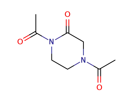 Piperazinone, 1,4-diacetyl- (9CI)