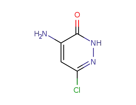 Molecular Structure of 14704-64-4 (4-amino-6-chloro-2H-pyridazin-3-one)