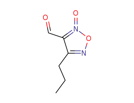 1,2,5-Oxadiazole-3-carboxaldehyde, 4-propyl-, 2-oxide (9CI)