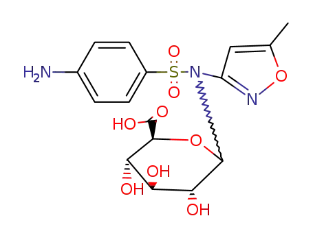 Molecular Structure of 14365-52-7 (Sulfamethoxazole -D-Glucuronide)