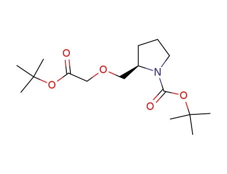 (R)-tert-butyl 2-((2-(tert-butoxy)-2-oxoethoxy)methyl)pyrrolidine-1-carboxylate