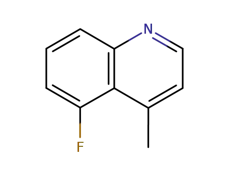 Molecular Structure of 144147-04-6 (Quinoline, 5-fluoro-4-methyl- (9CI))