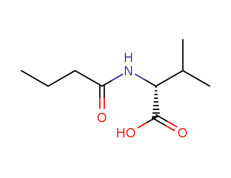D-Valine,  N-(1-oxobutyl)-  (9CI)