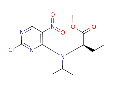 methyl (2R)-2-[(2-chloro-5-nitropyrimidin-4-yl)(propan-2-yl)amino]butanoate