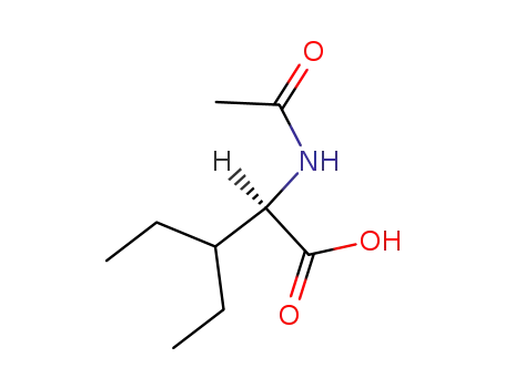 Molecular Structure of 14328-59-7 (D-2-Acetylamino-3-aethyl-pentansaeure)
