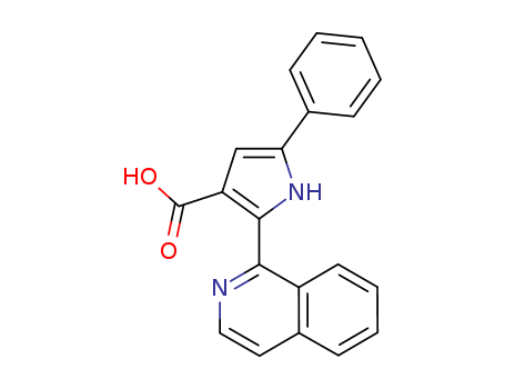 1H-Pyrrole-3-carboxylicacid, 2-(1-isoquinolinyl)-5-phenyl-