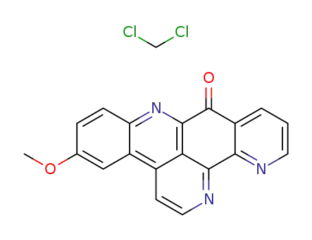 Molecular Structure of 143370-23-4 (5-methoxy-9H-quino[4,3,2-de][1,10]phenanthrolin-9-one)