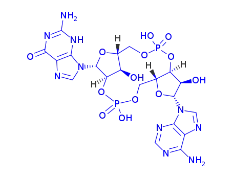 Molecular Structure of 1441190-66-4 (2'3'-cGAMP)