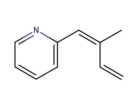 Molecular Structure of 144343-88-4 (Pyridine, 2-(2-methyl-1,3-butadienyl)-, (Z)- (9CI))
