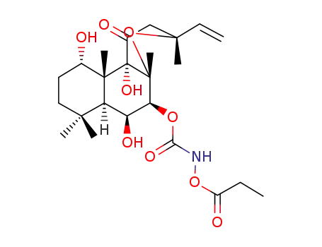 Molecular Structure of 133632-84-5 (7-desacetyl-7-(O-propionyl)hydroxyaminocarbonylforskolin)