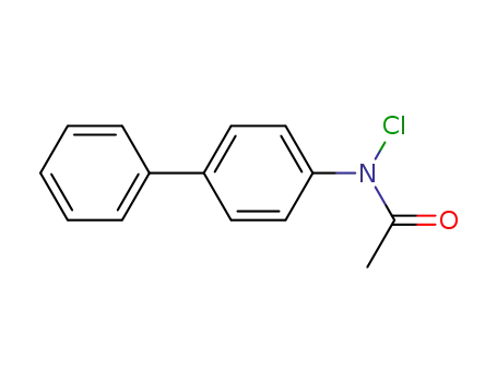 Molecular Structure of 150786-99-5 (N-chloro-4-(acetylamino)biphenyl)