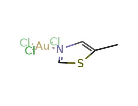Molecular Structure of 134657-88-8 (Au(Cl)3(C<sub>4</sub>H<sub>5</sub>NS))