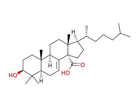 3-hydroxylanost-7-en-32-oic 산