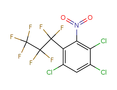 2-Heptafluoropropyl-3,5,6-trichloro-nitrobenzene