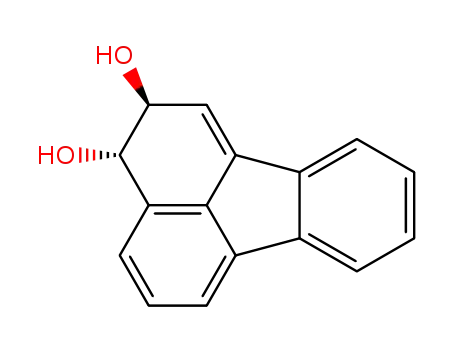 Molecular Structure of 82911-12-4 (Fluoranthene trans-2,3-dihydrodiol)