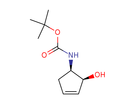 Carbamic acid, (2-hydroxy-3-cyclopenten-1-yl)-, 1,1-dimethylethyl ester, cis-