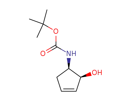 Carbamic acid, (2-hydroxy-3-cyclopenten-1-yl)-, 1,1-dimethylethyl ester, cis-