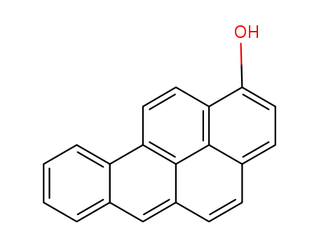 Molecular Structure of 13345-23-8 (1-hydroxybenzo(a)pyrene)