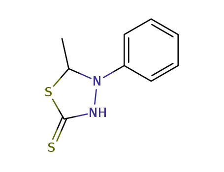 Molecular Structure of 38951-60-9 (5-METHYL-4-PHENYL-[1,3,4]THIADIAZOLIDINE-2-THIONE)