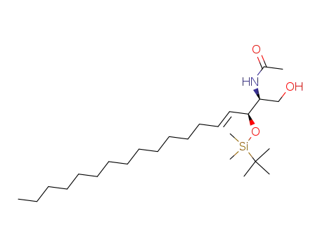 <i>N</i>-[2-(<i>tert</i>-butyl-dimethyl-silanyloxy)-1-hydroxymethyl-heptadec-3-enyl]-acetamide