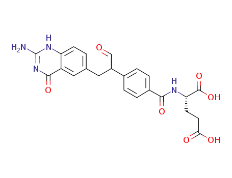 Molecular Structure of 143436-91-3 (10-formyl-5,8-10-trideazafolic acid)