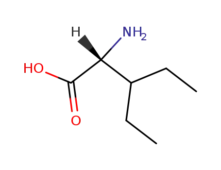 Molecular Structure of 14328-61-1 (D-2-Amino-3-ethylpentanoic acid)