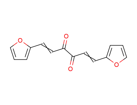 Molecular Structure of 92152-08-4 (1,6-difuryl-1,5-hexadiene-3,4-dione)