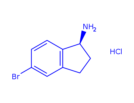1H-Inden-1-amine,5-bromo-2,3-dihydro-,hydrochloride(1:1),(1R)-
