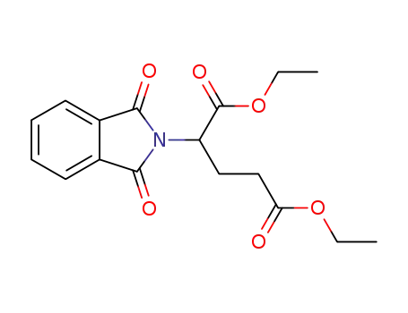 Molecular Structure of 14344-43-5 (diethyl 2-(1,3-dioxo-1,3-dihydro-2H-isoindol-2-yl)pentanedioate)