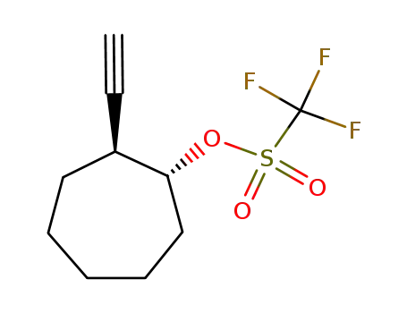 Trifluoro-methanesulfonic acid (1R,2S)-2-ethynyl-cycloheptyl ester