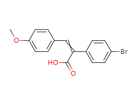 Molecular Structure of 14335-72-9 (A-(4-BROMOPHENYL)-4-METHOXYCINNAMIC ACID)